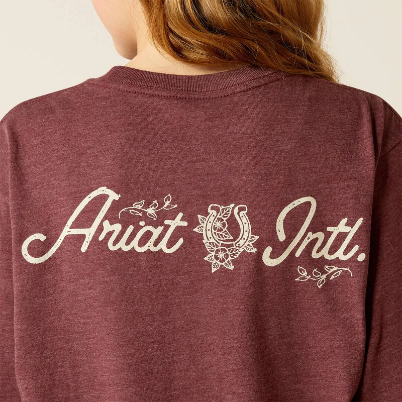 10052512 Girl's "Fine Boots & Denim" T-Shirt by Ariat