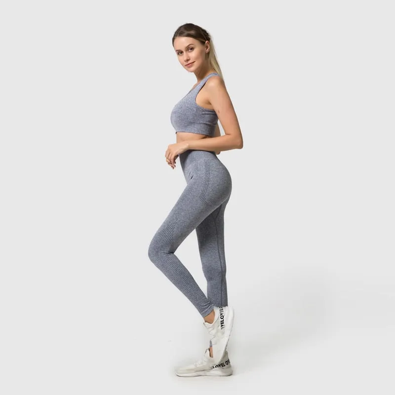 3Pcs Seamless Yoga Workout Set