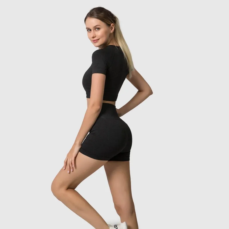 3Pcs Seamless Yoga Workout Set