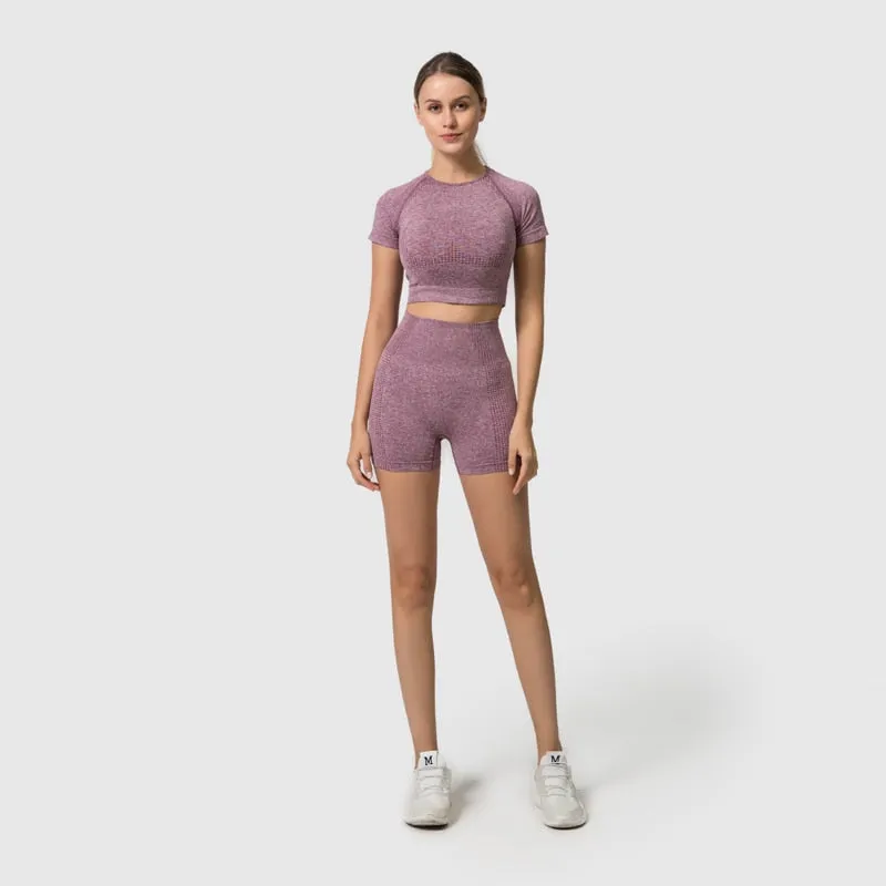 3Pcs Seamless Yoga Workout Set