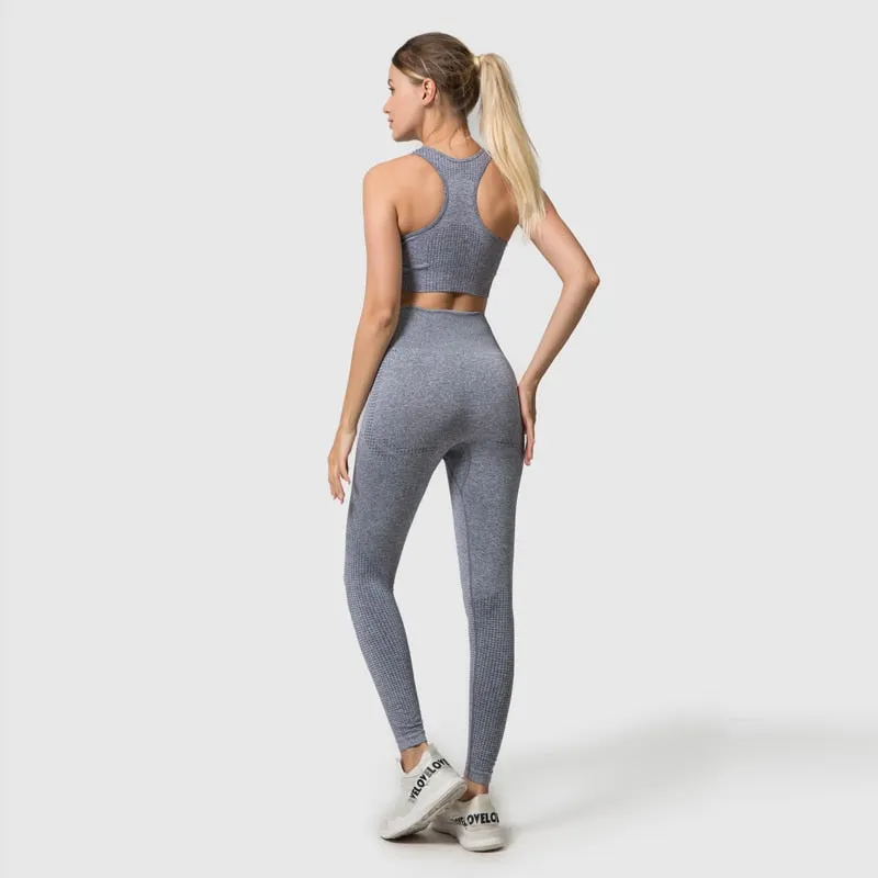 3Pcs Seamless Yoga Workout Set