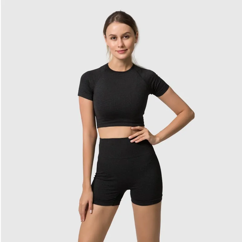 3Pcs Seamless Yoga Workout Set