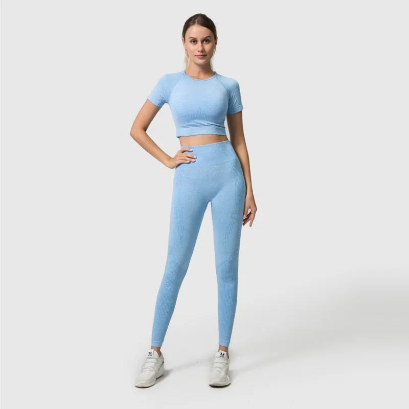 3Pcs Seamless Yoga Workout Set