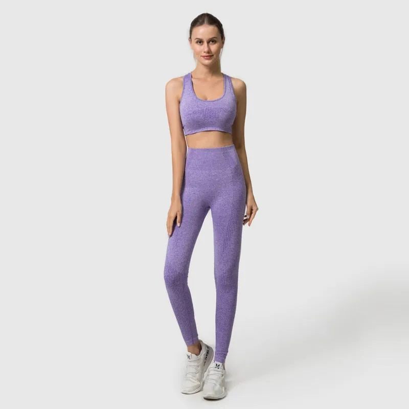 3Pcs Seamless Yoga Workout Set