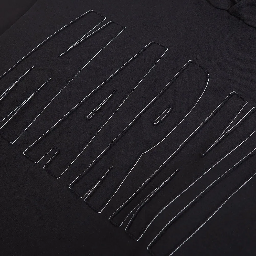 Across Logo Hoodie | Black