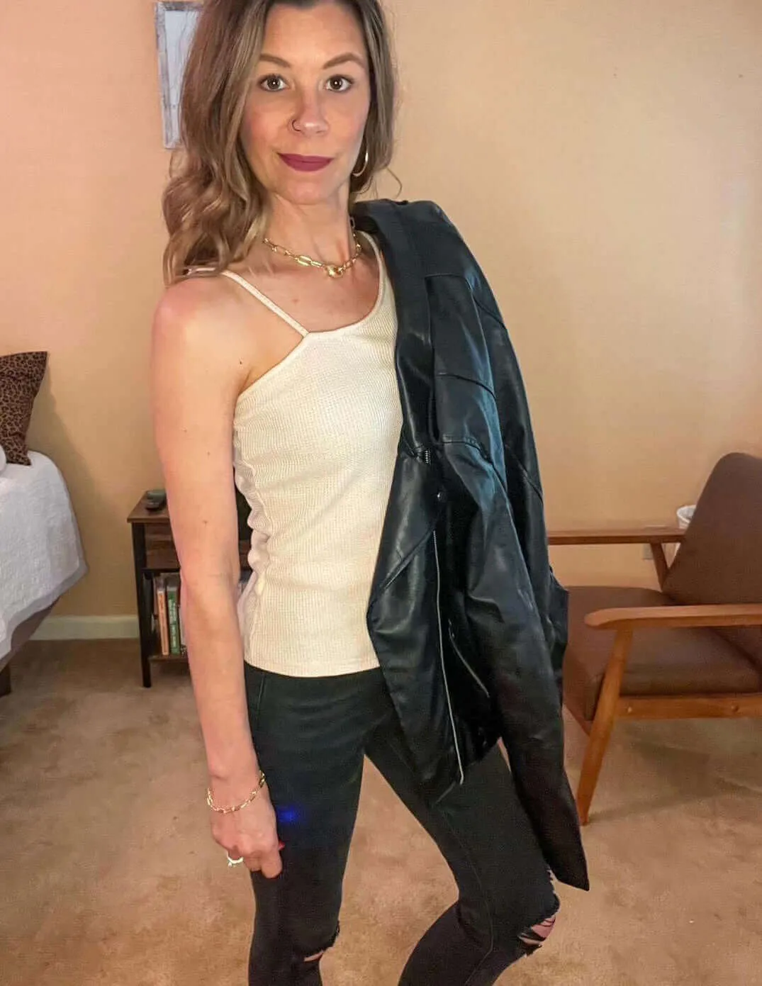 Along Those Lines Sleeveless Top
