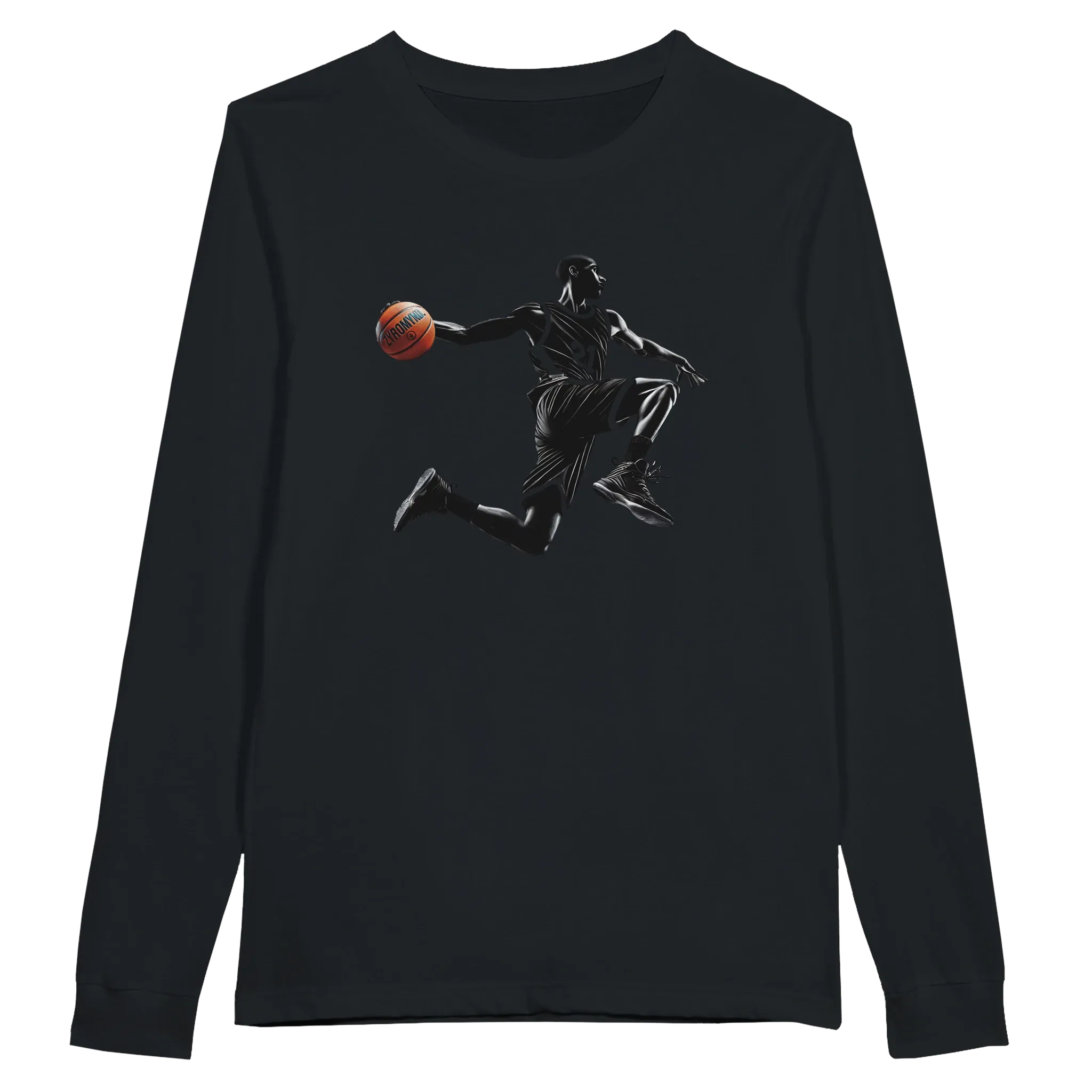 Basketball Player Mid-Air - Premium Unisex Longsleeve T-shirt