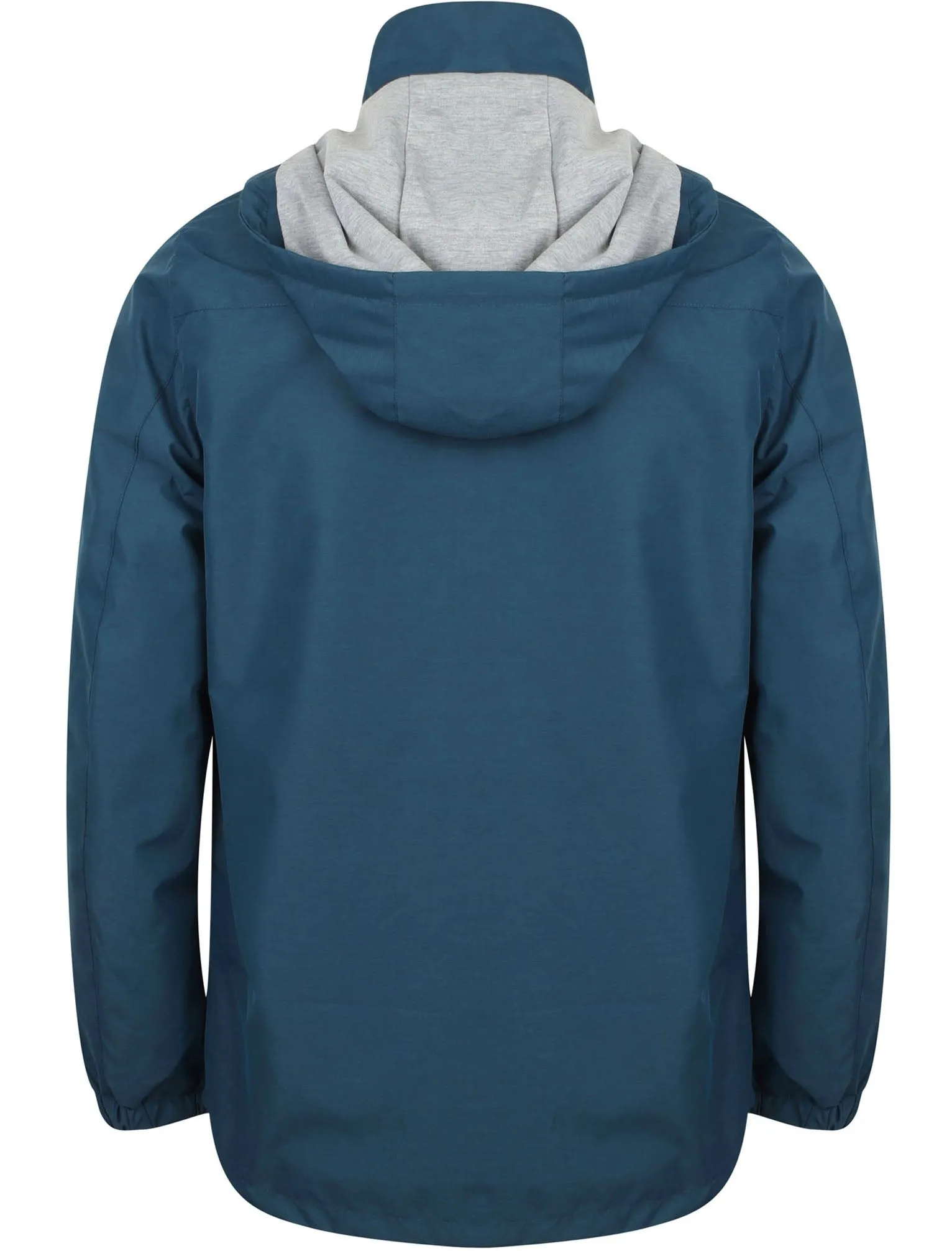 Bevington Hooded Windbreaker Jacket In Denim Blue - Tokyo Laundry