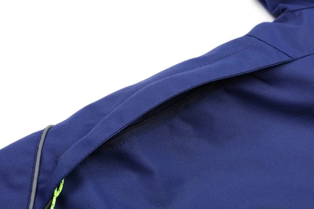 Boys Girls Rain Jacket Hooded Windbreaker Lightweight Waterproof Raincoat for Kids