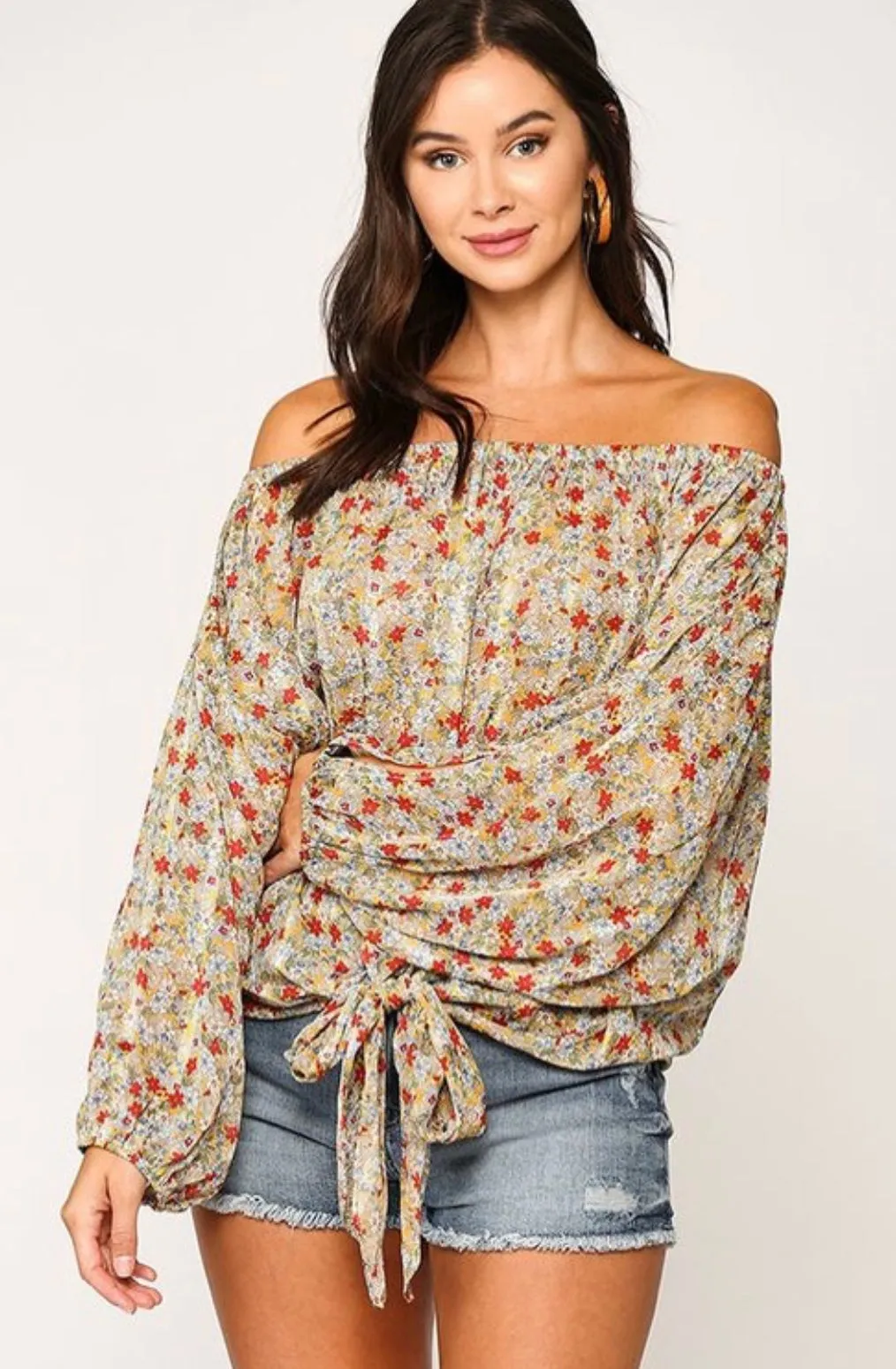 Carey Floral Top