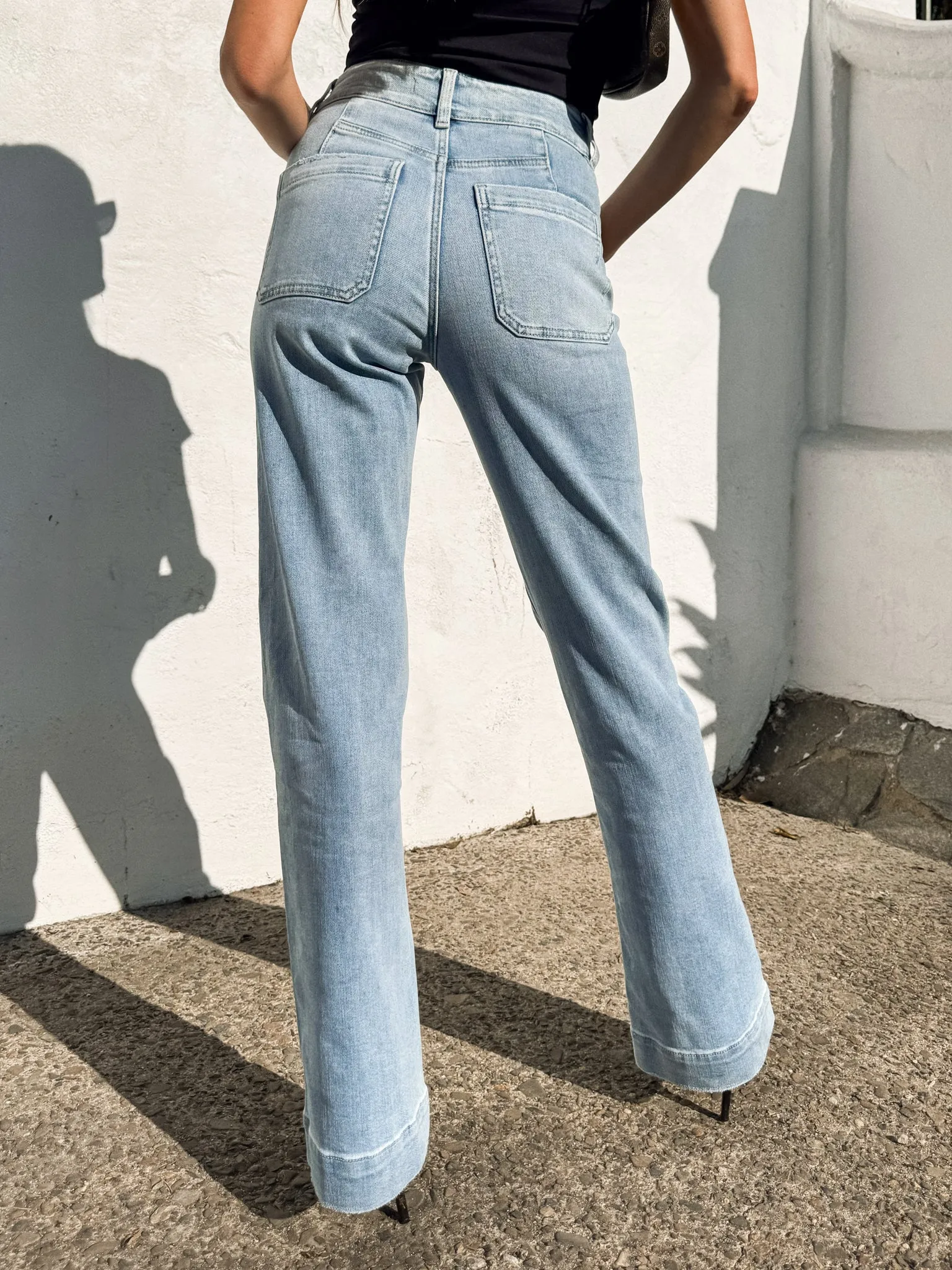 Catalina Flare Jeans in Light Wash