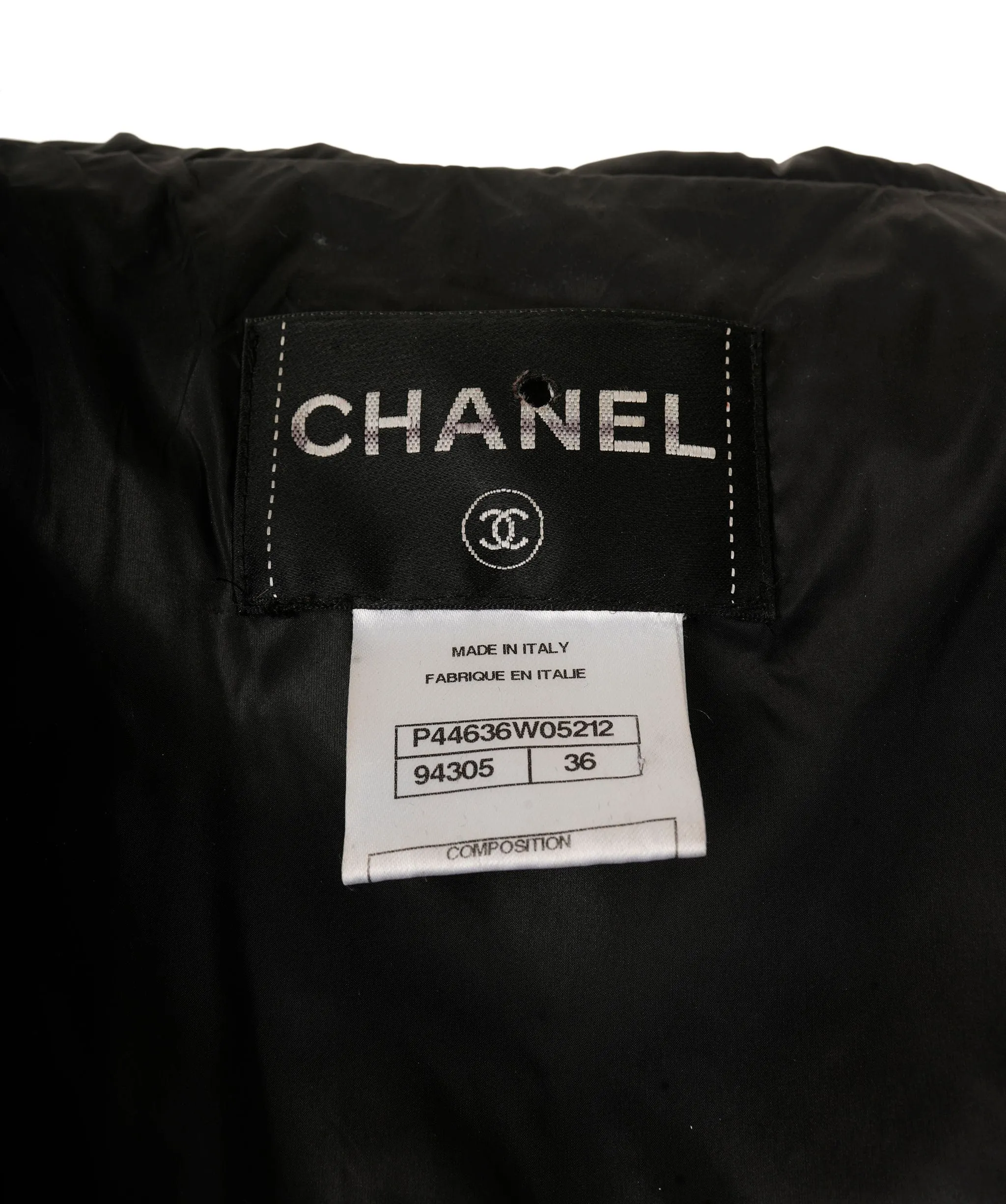 Chanel Black puffer jacket AVL1105