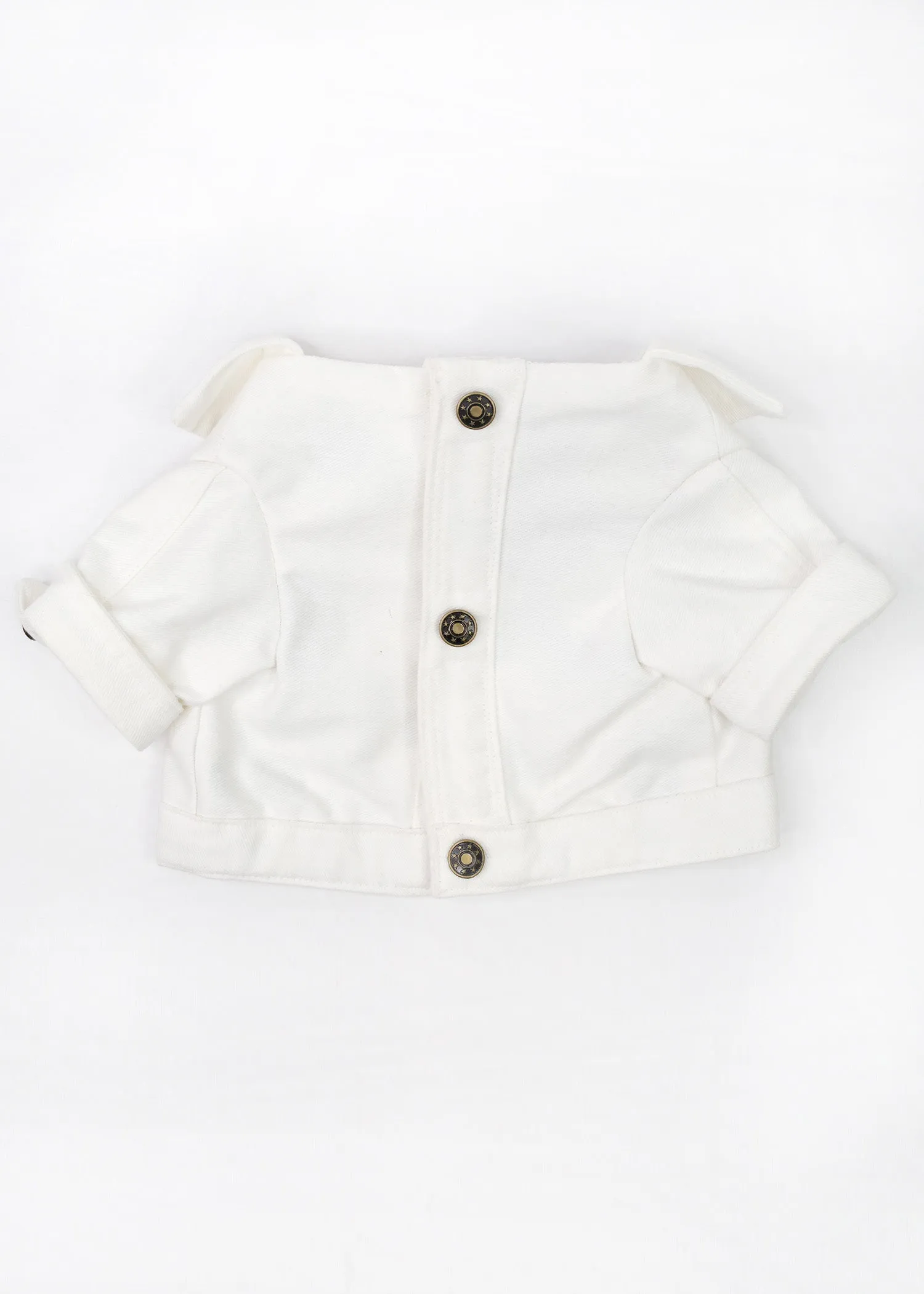 COOL WHITE DENIM JACKET