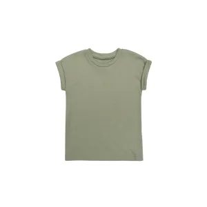 Cotton t-shirt SAGE GREEN