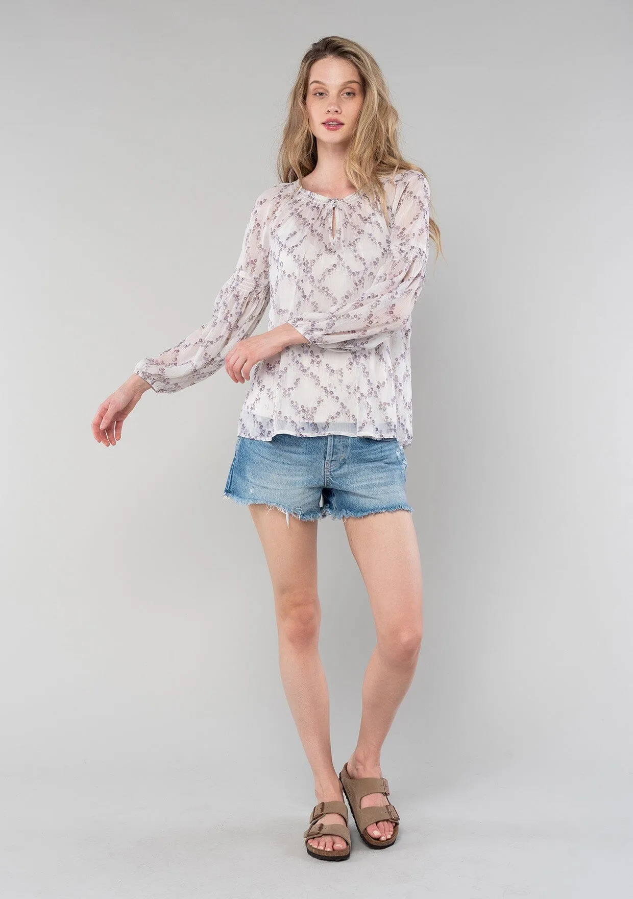 Deep Down Floral Blouse