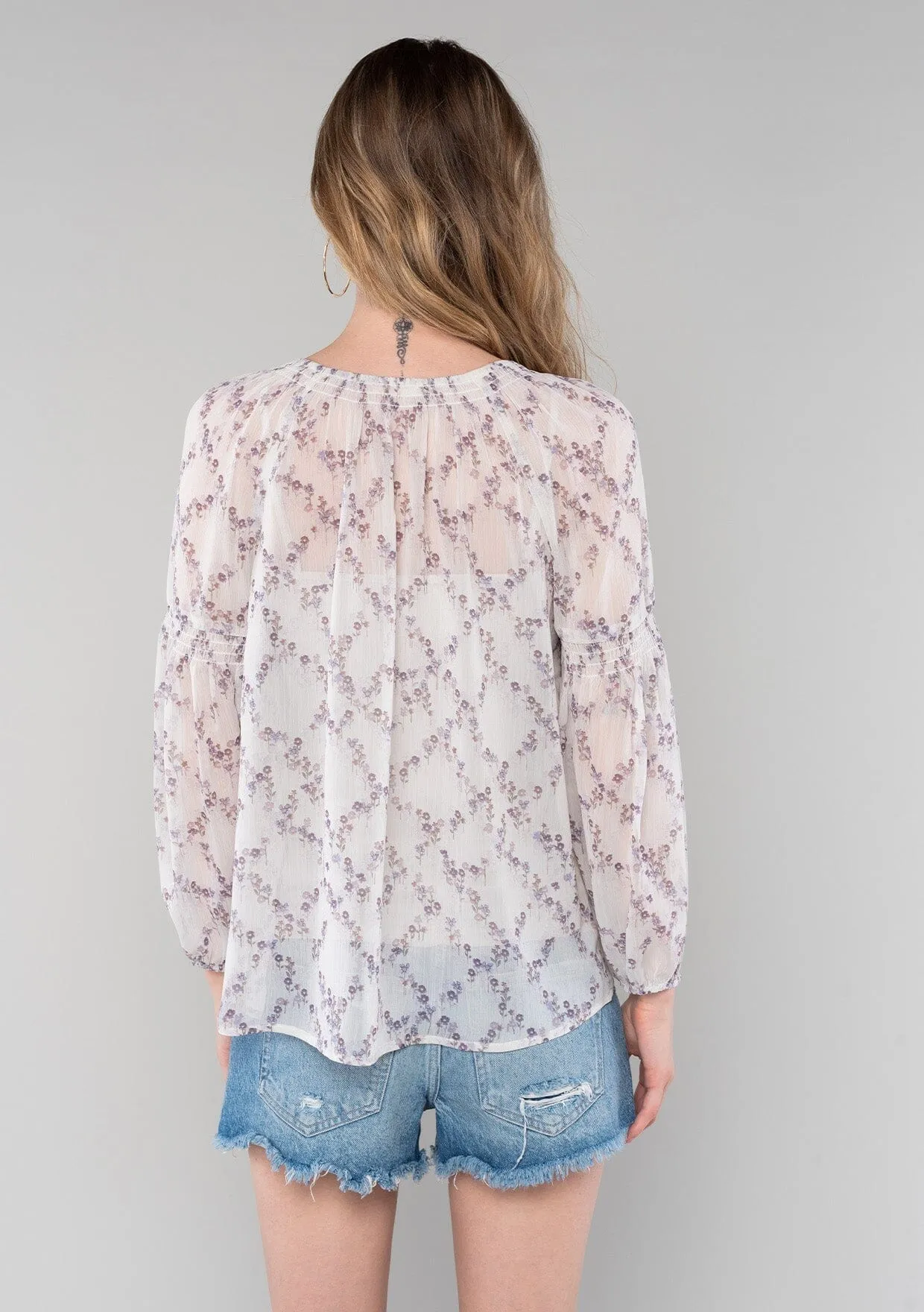 Deep Down Floral Blouse