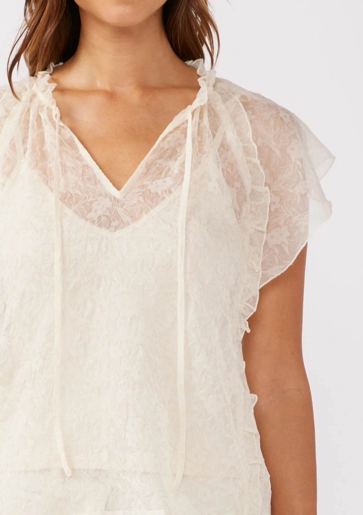 Emily Flutter Sleeve Top