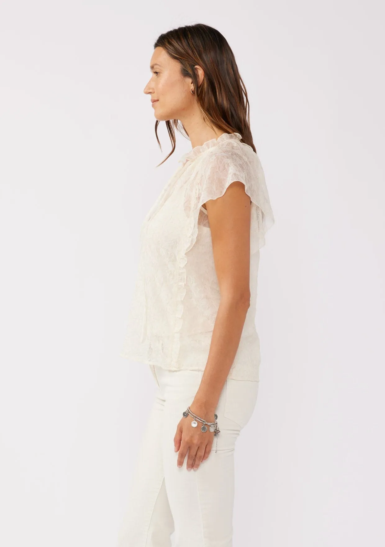 Emily Flutter Sleeve Top