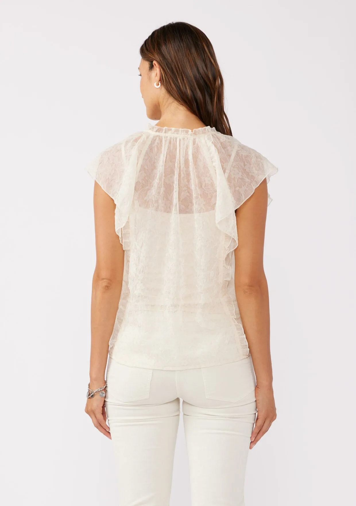 Emily Flutter Sleeve Top