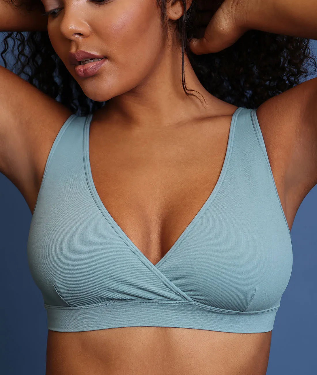 Fancy Summer Crossover Rib Bralette
