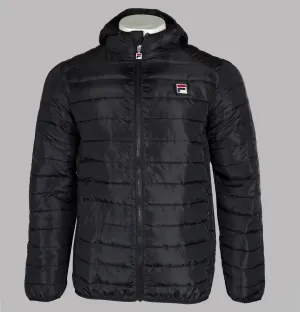 Fila Vintage Pavo Quilted Jacket Black