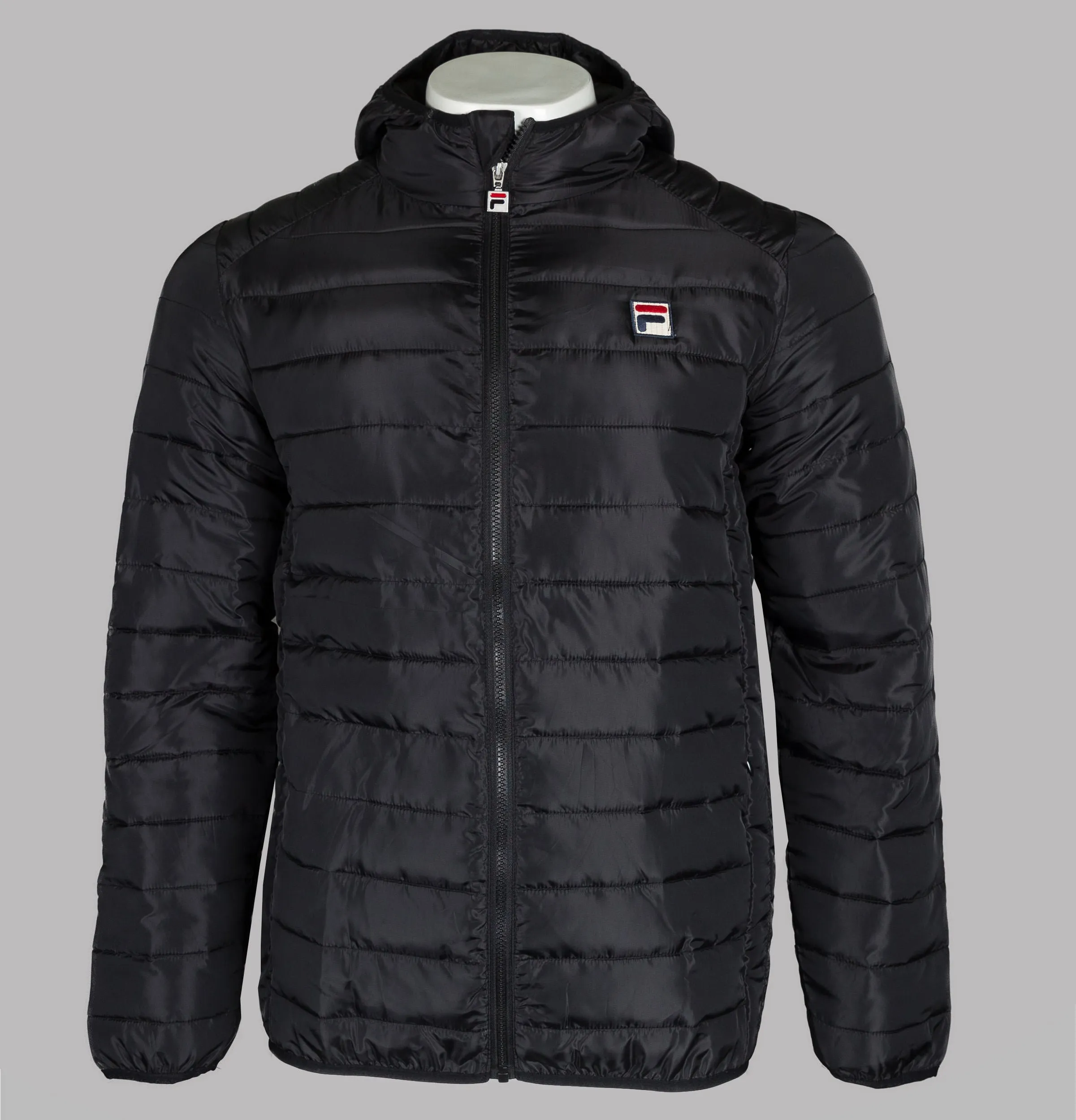 Fila Vintage Pavo Quilted Jacket Black