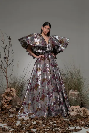 Floral Printed A-line Dress