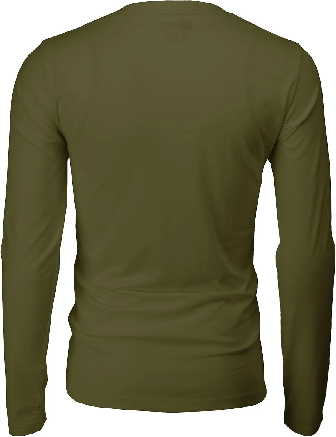 H2H Mens Casual Slim Fit Long Sleeve T-Shirts Soft Lightweight V-Neck/Crew-Neck Size XS to 3XL
