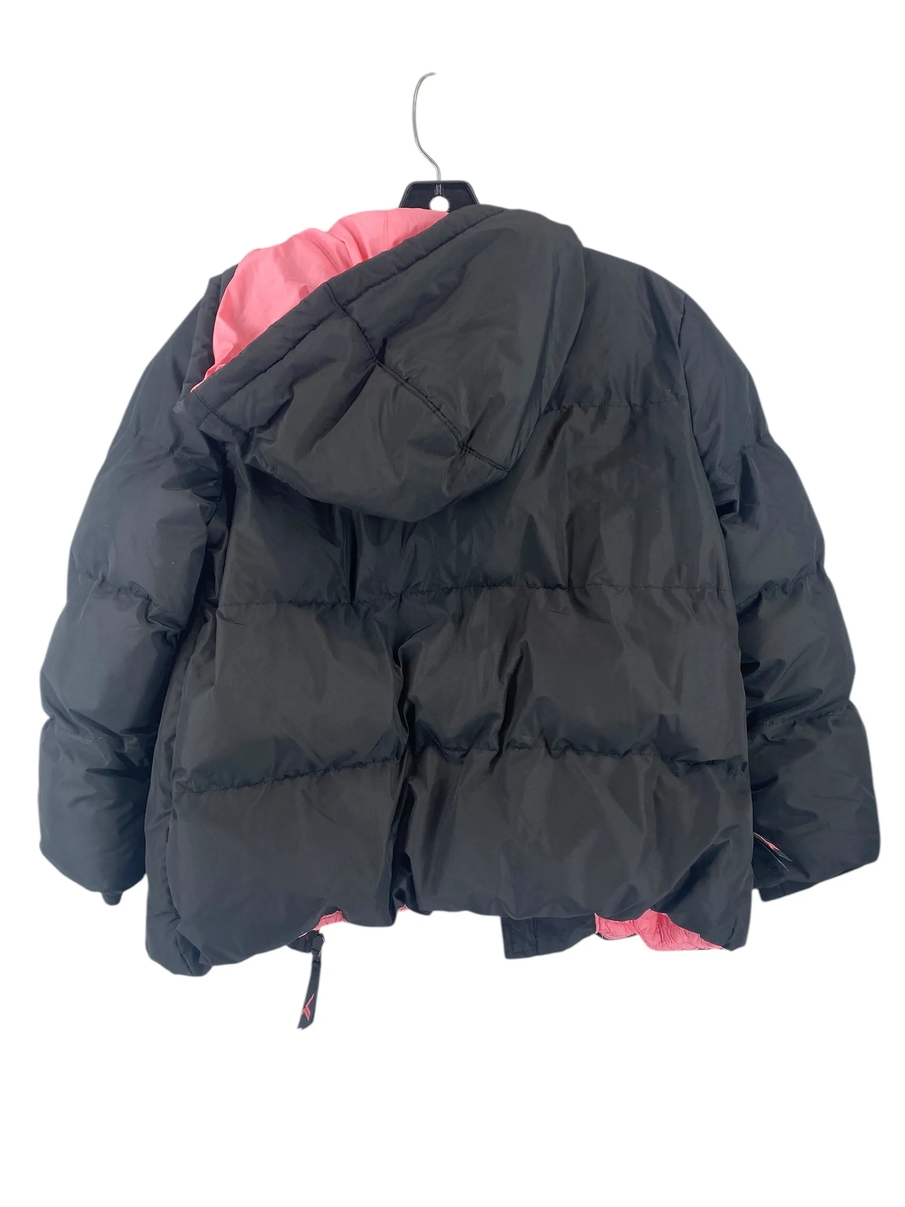 Jacket Puffer & Quilted By Clothes Mentor In Black & Pink, Size: 10