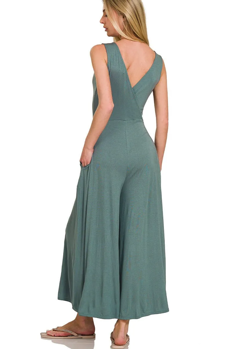 Jade Sleeveless Jumpsuit