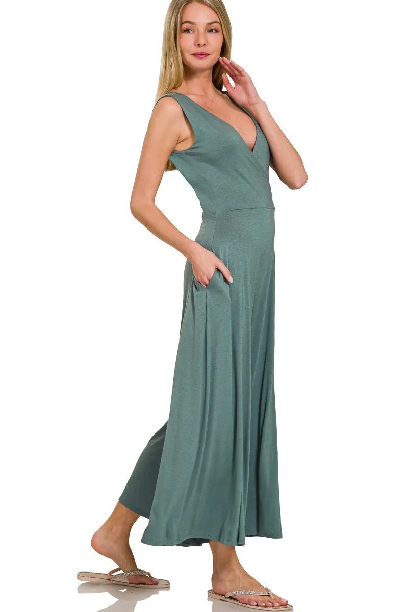 Jade Sleeveless Jumpsuit