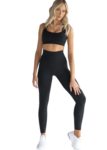 Leelo Extra High Waist Full Length - Black