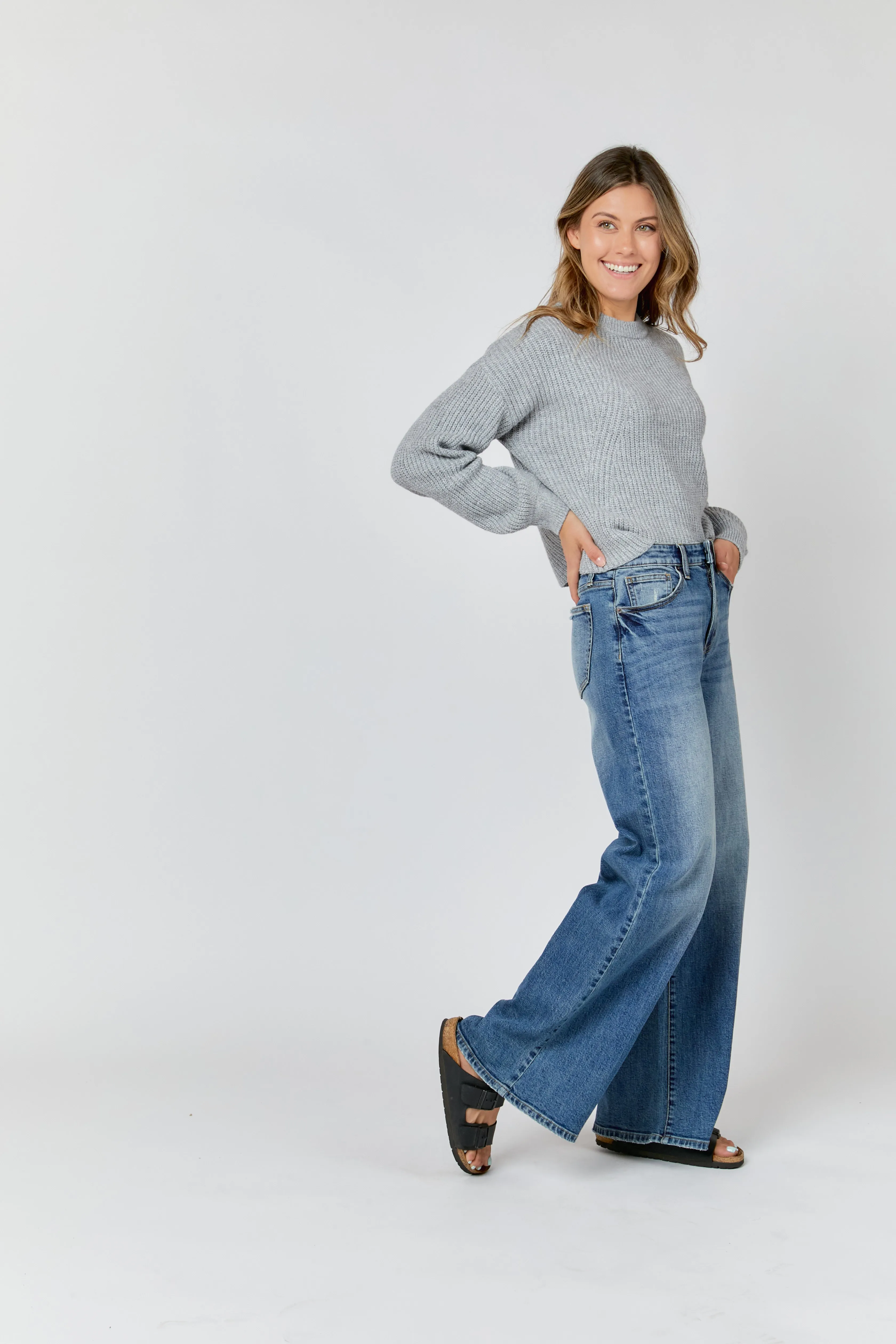 Madison Mid Rise Wide Leg Highway 66