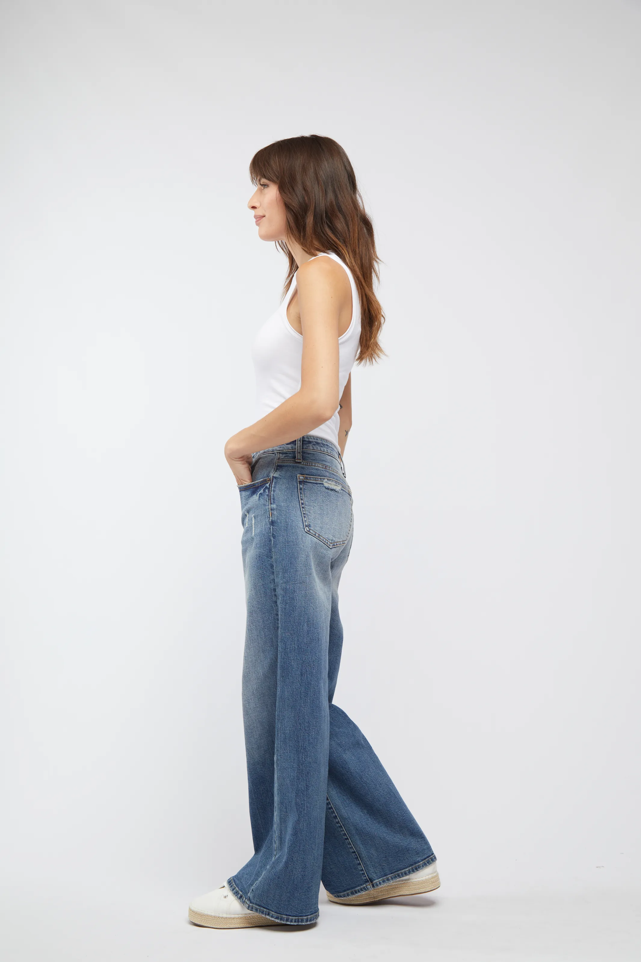 Madison Mid Rise Wide Leg Highway 66