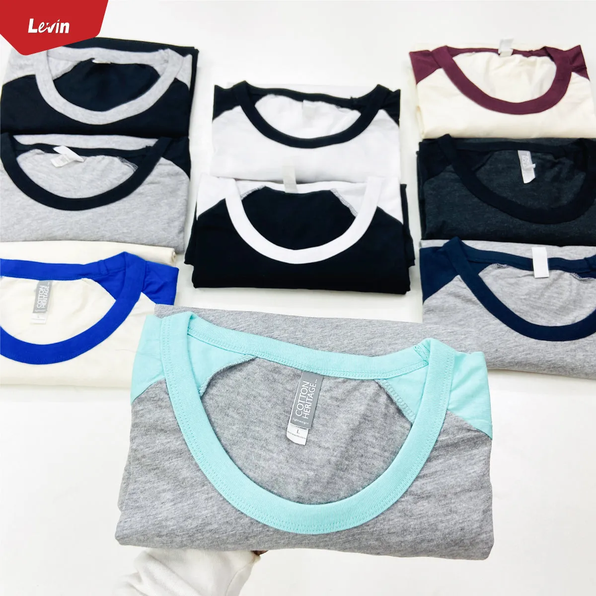 Men's 3/4 Raglan Sleeve Casual T-Shirt