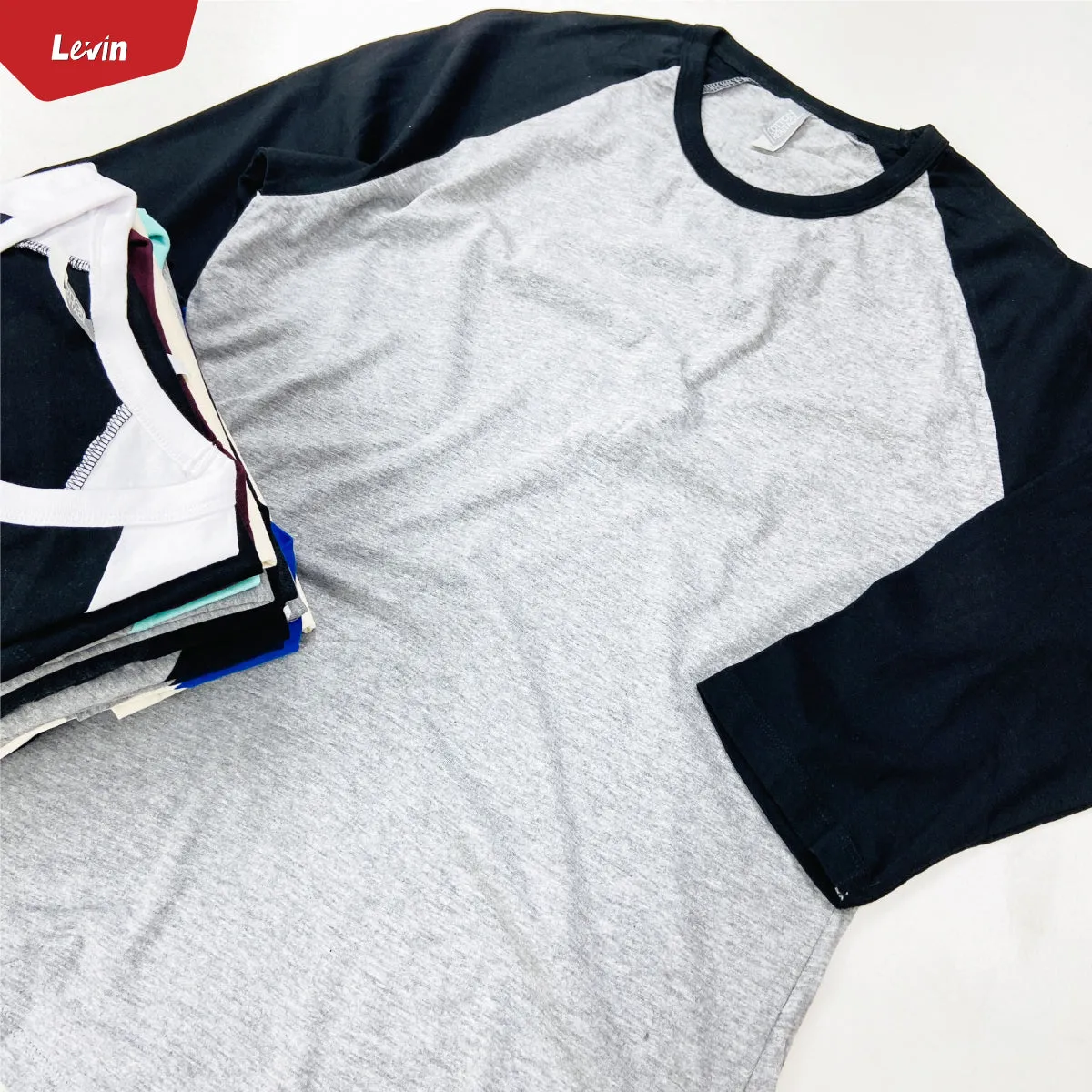 Men's 3/4 Raglan Sleeve Casual T-Shirt