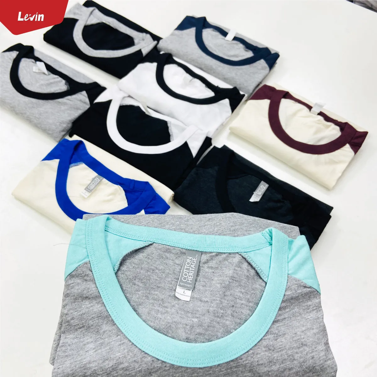 Men's 3/4 Raglan Sleeve Casual T-Shirt