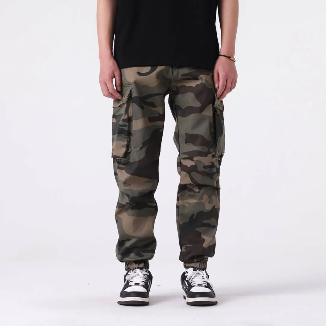Men's Cargo Pants Long Waist Fashion Youth Popular Loose New Style
