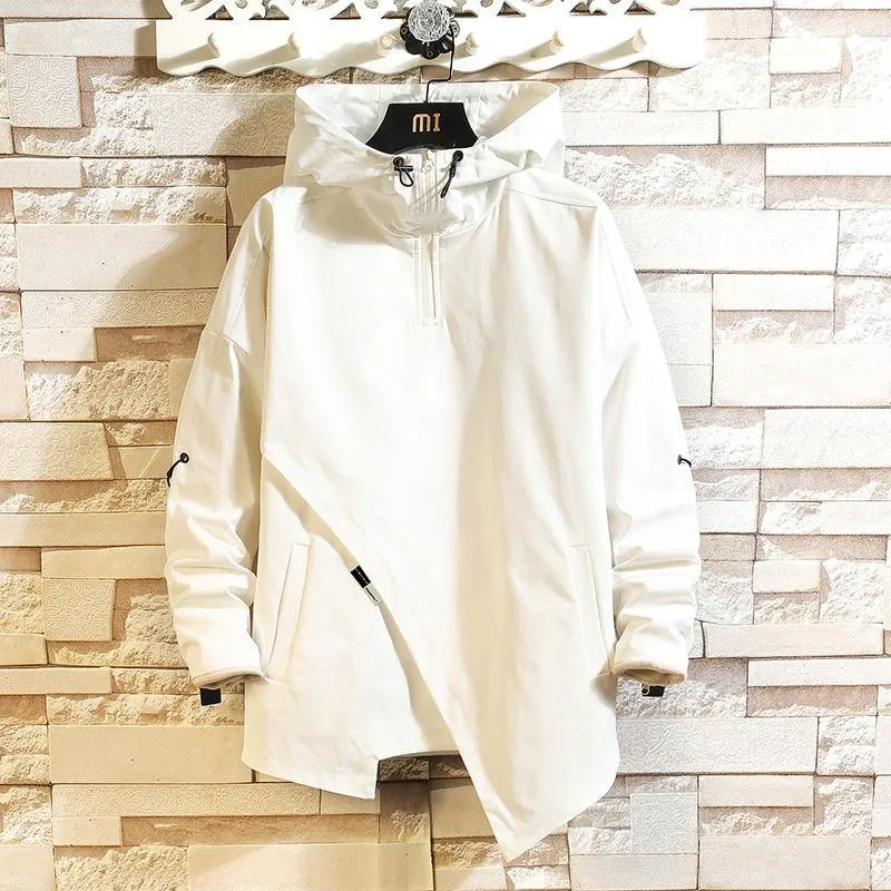 Men's Lightweight Hooded Windbreaker Jacket