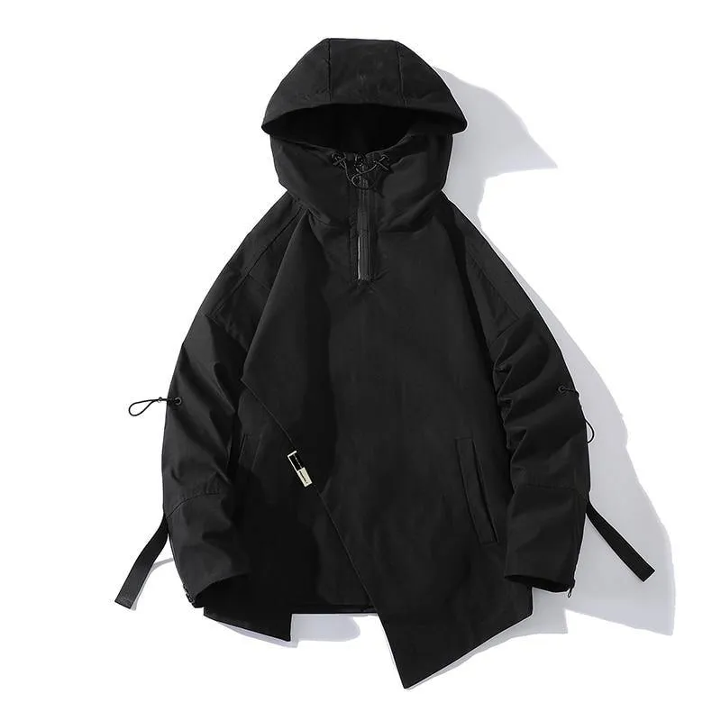 Men's Lightweight Hooded Windbreaker Jacket