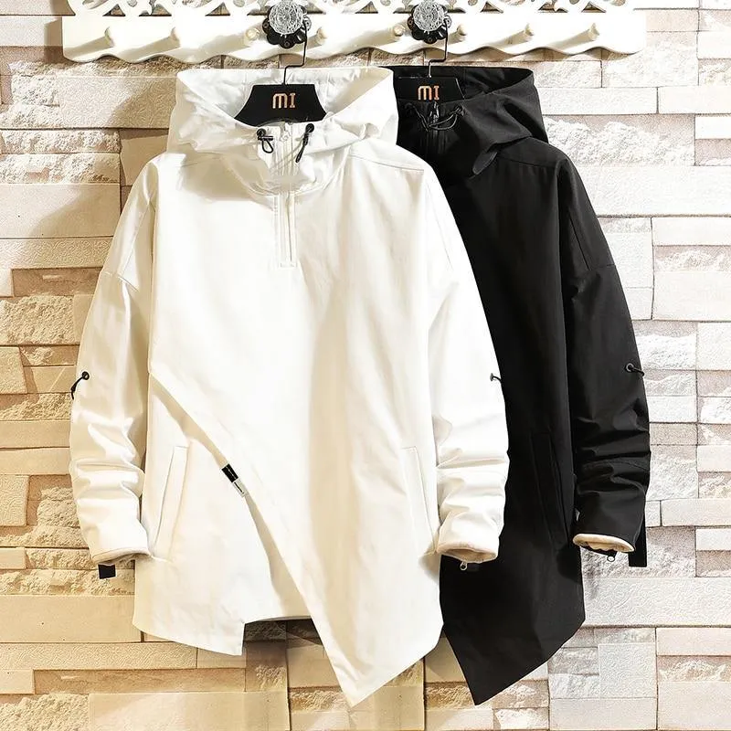 Men's Lightweight Hooded Windbreaker Jacket