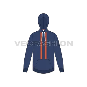 Men's Pullover with Oversized Hood