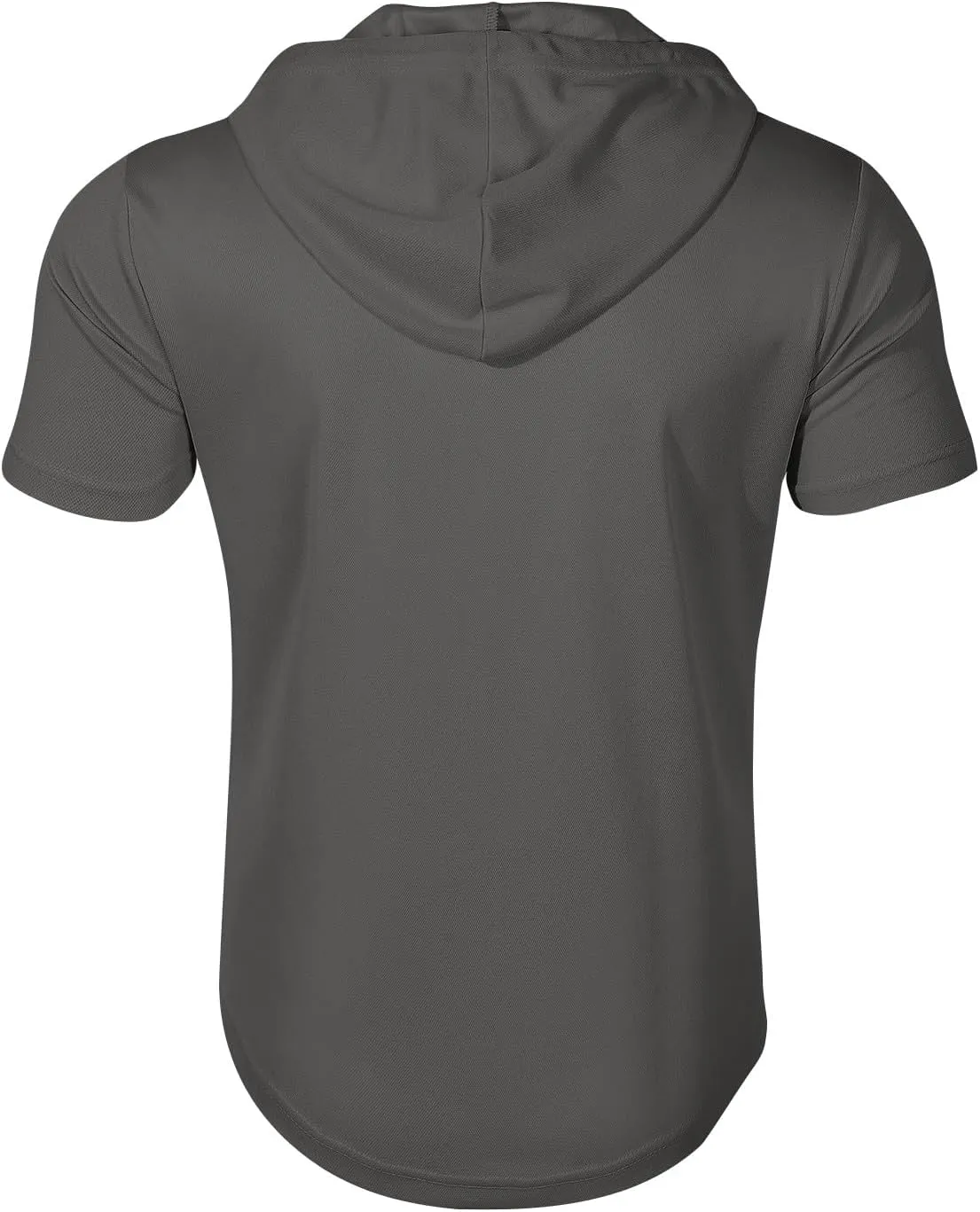 Mens Shirts Hoodies for Men Short Sleeve Quarter Zip Hoodie Lightweight Oversized Hooded Tshirts with Pocket