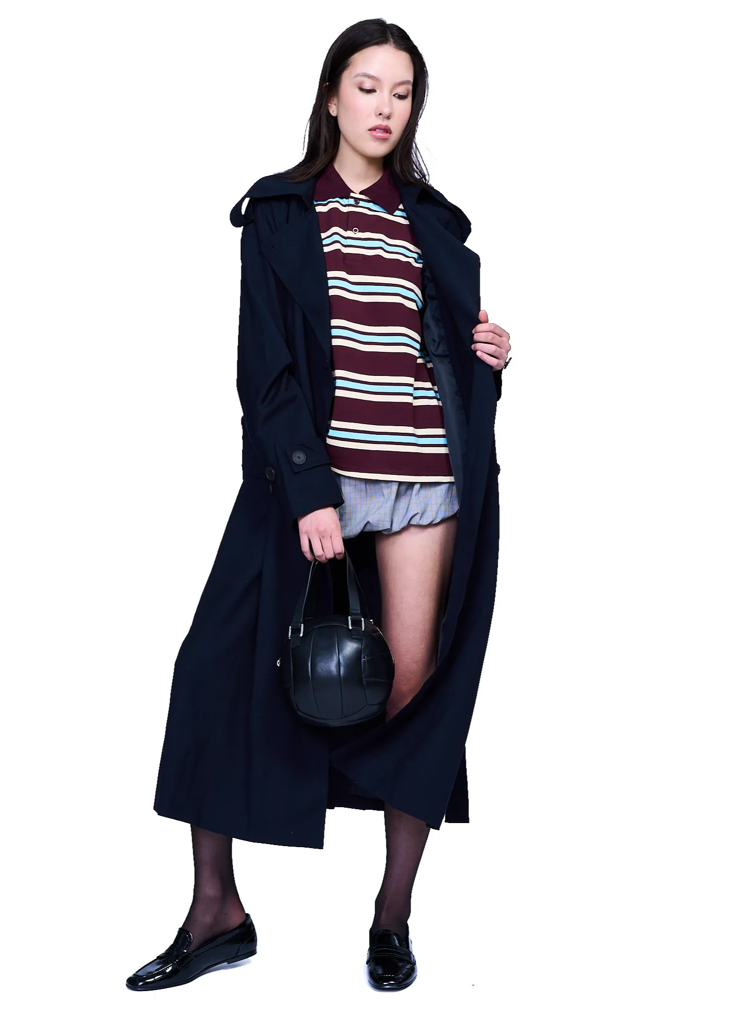 Mijeong Park Wool Blend Long Trench