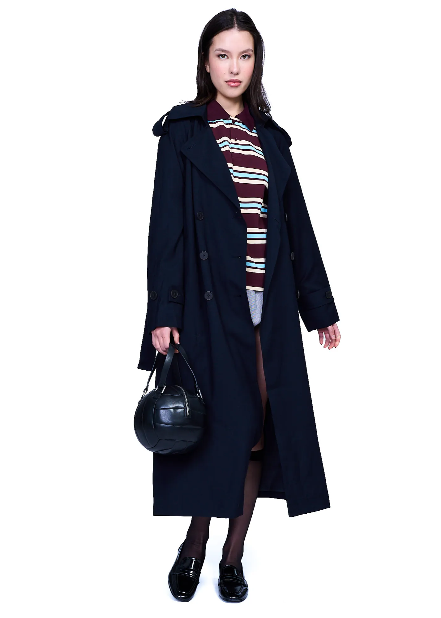 Mijeong Park Wool Blend Long Trench