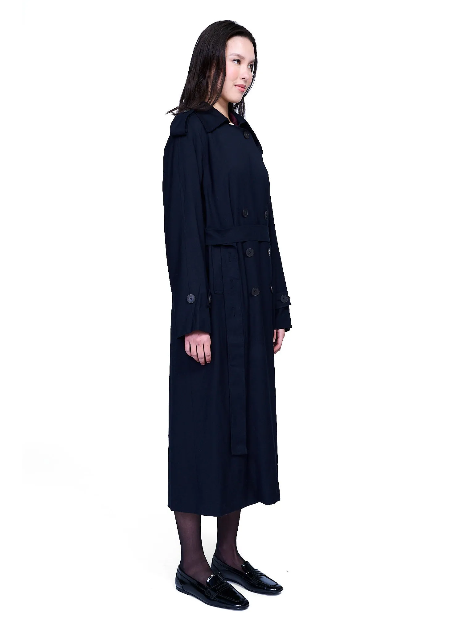 Mijeong Park Wool Blend Long Trench