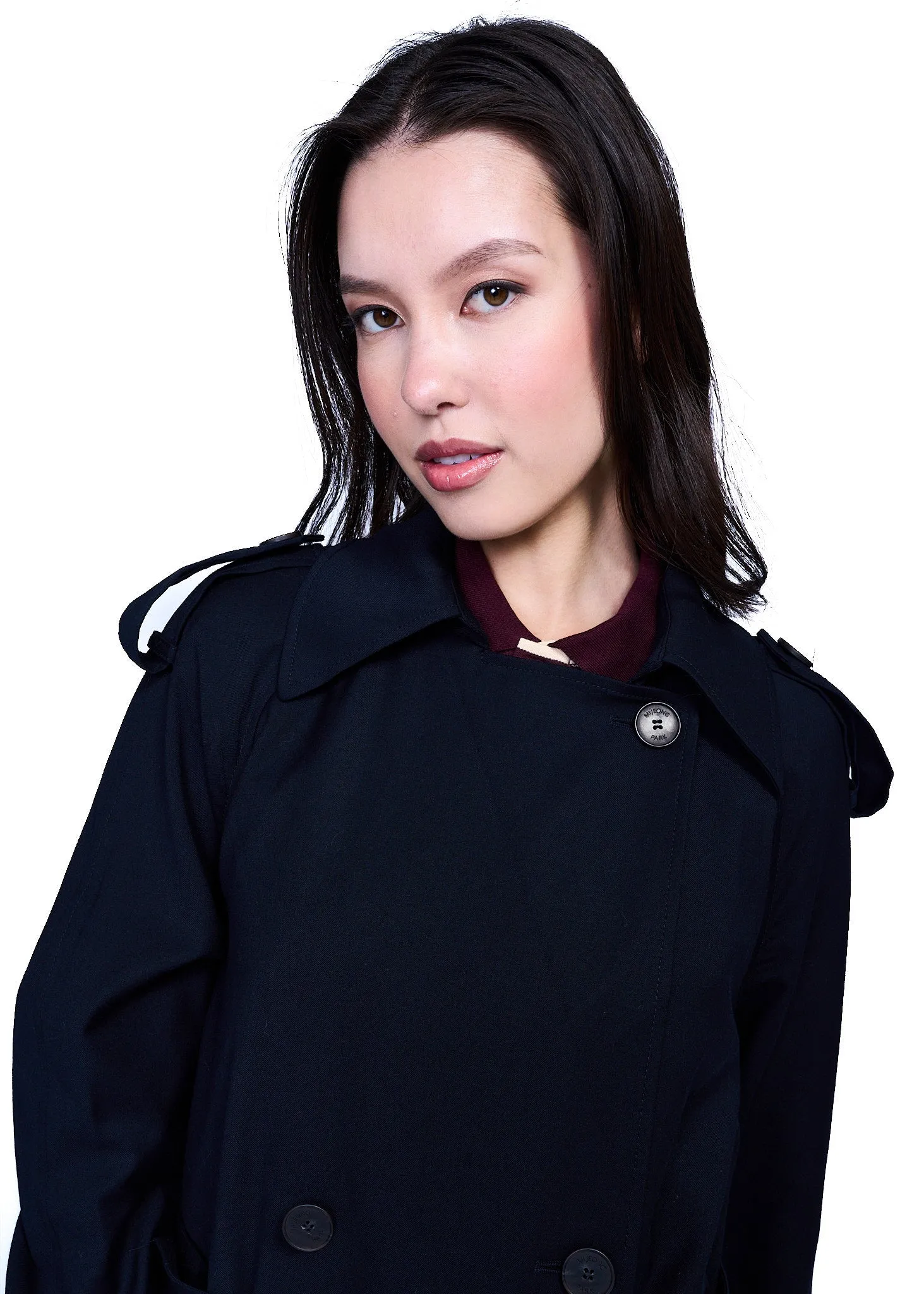 Mijeong Park Wool Blend Long Trench