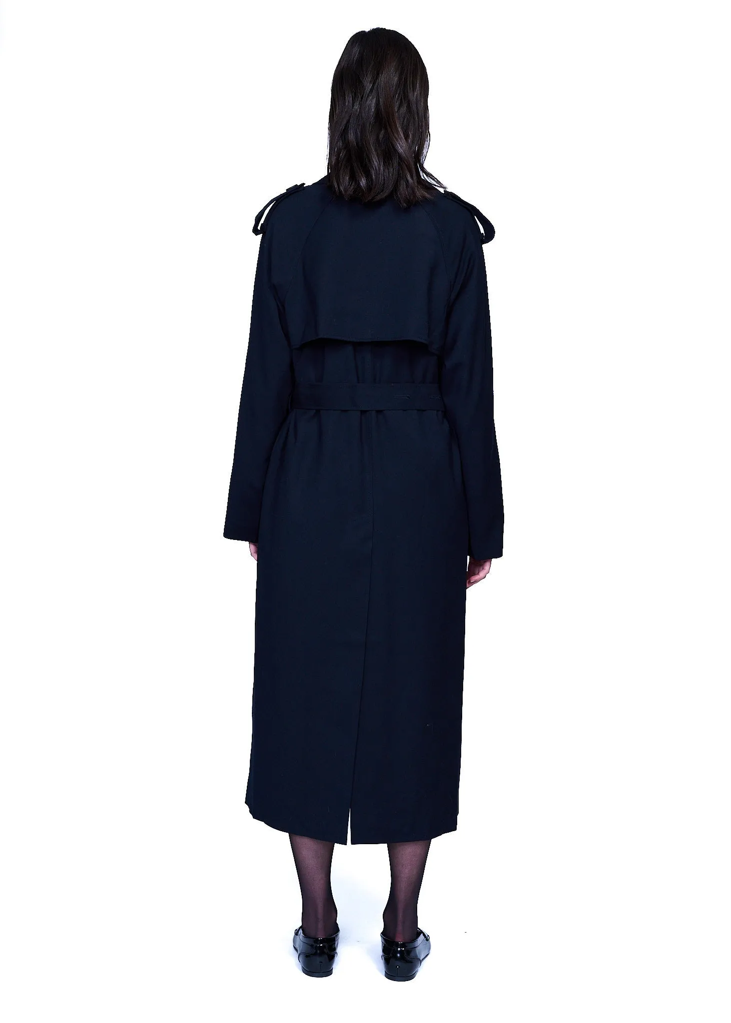 Mijeong Park Wool Blend Long Trench