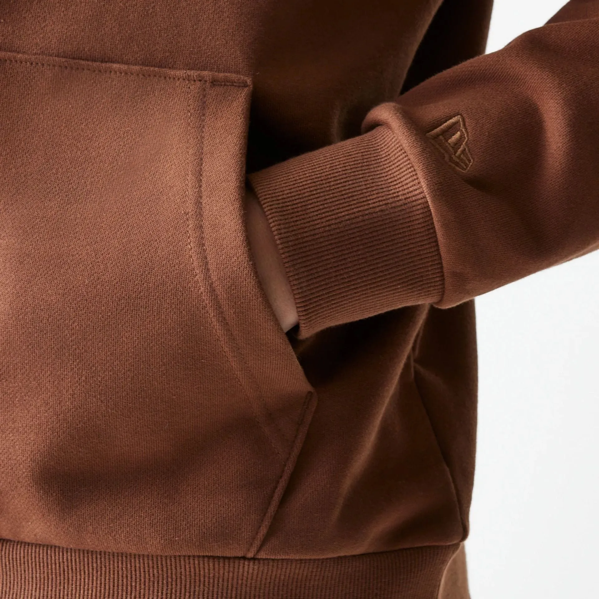 New Era Tonal Brown Pullover Hoodie