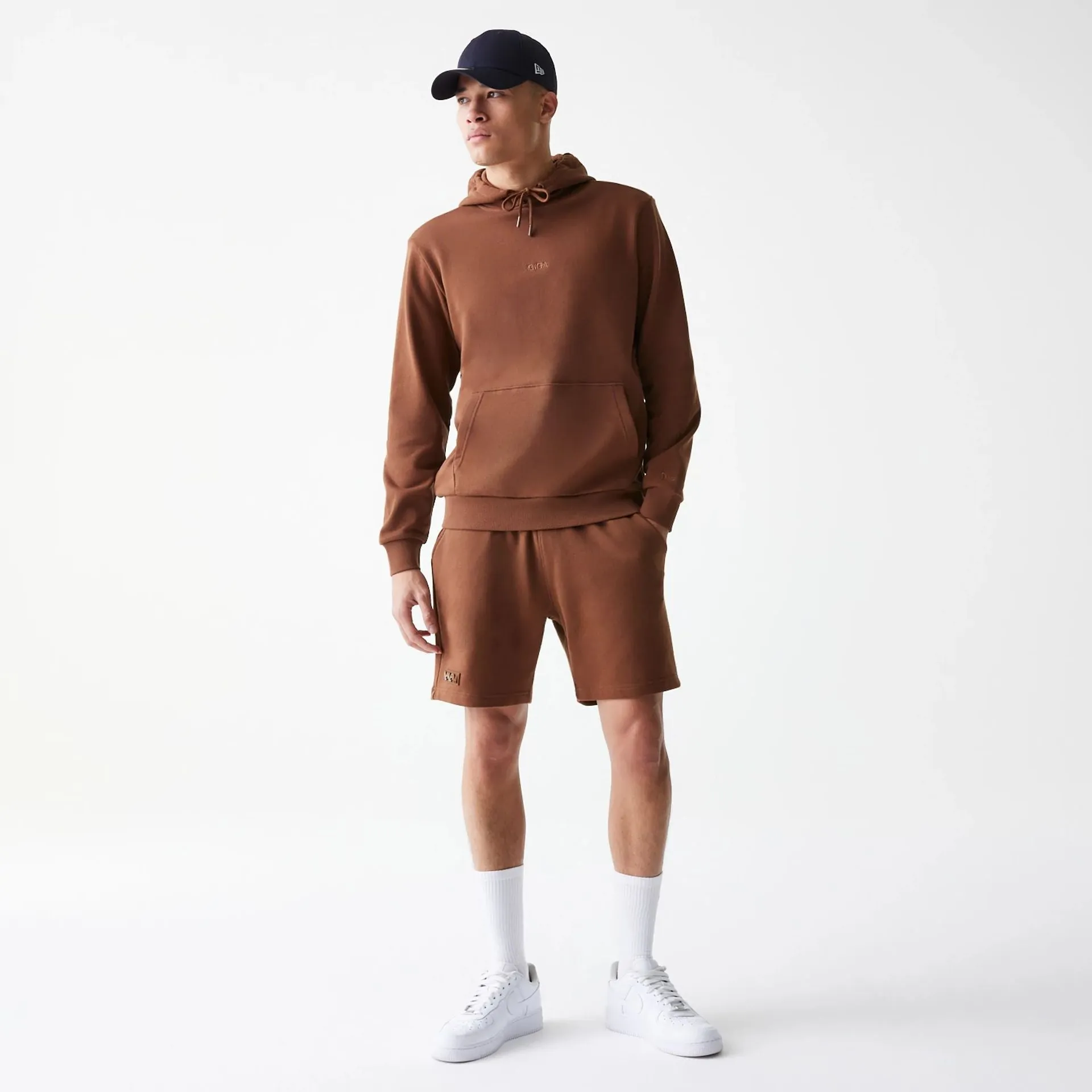 New Era Tonal Brown Pullover Hoodie